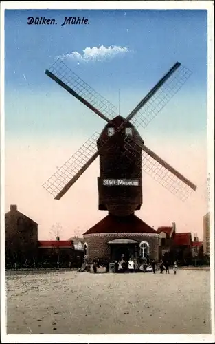 Ak Dülken Viersen Nordrhein Westfalen, städtische Windmühle