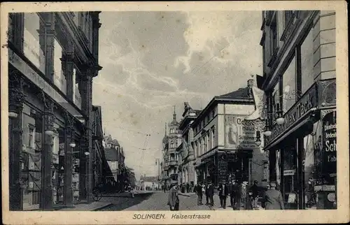 Ak Solingen im Bergischen Land, Kaiserstraße