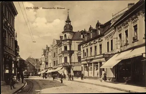 Ak Ohligs Solingen Bergisches Land, Düsseldorfer Straße