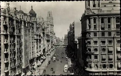 Ak Madrid Spanien, Avenida José Antonio