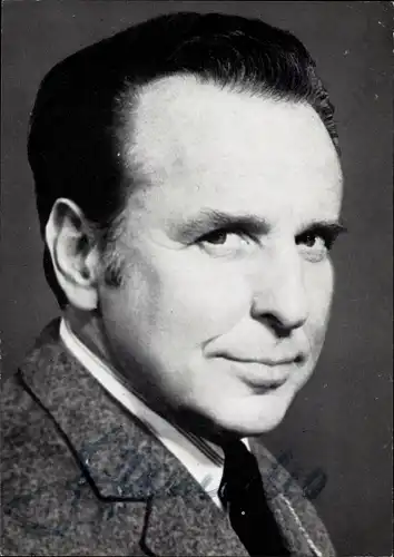 Ak Schauspieler Georg Thomalla, Autogramm, Portrait