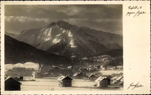 Ak Seefeld in Tirol, Winterpanorama