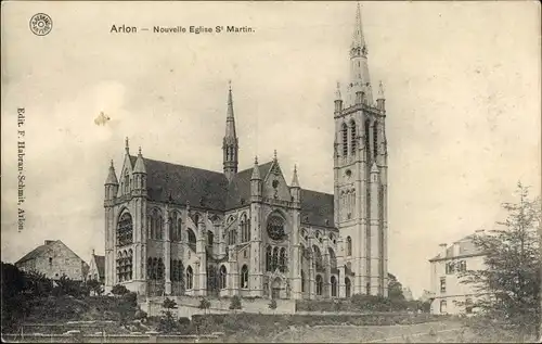 Ak Arlon Aarlen Wallonien Luxemburg, Kirche St. Martin