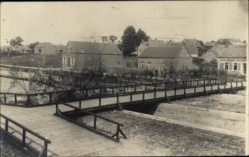 Foto Ak Ortschaft, Kriegsschauplatz, I WK