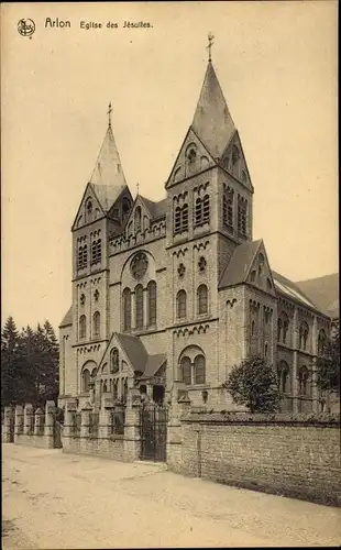 Ak Arlon Aarlen Wallonien Luxemburg, Jesuitenkirche