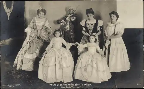 Ak Deutsches Volkstheater in Wien, Szene Maria Theresia