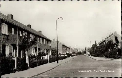 Ak Genemuiden Overijssel Niederlande, Prins Bernhardstraat
