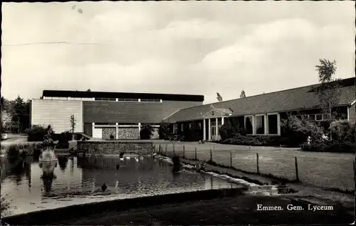 Ak Emmen Drenthe Niederlande, Lyzeum