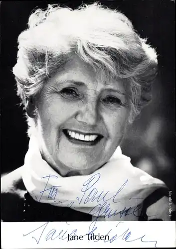 Ak Schauspielerin Jane Tilden, Portrait, Autogramm