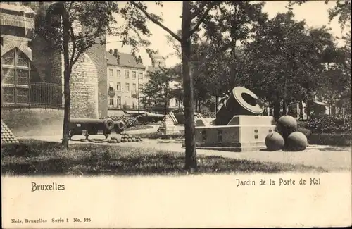 Ak Brüssel, Jardin de la Porte de Hal