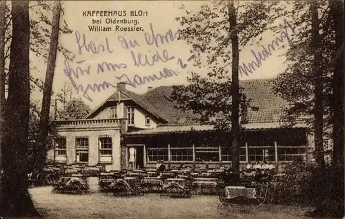 Ak Oldenburg im Großherzogtum Oldenburg, Kaffeehaus Bloh