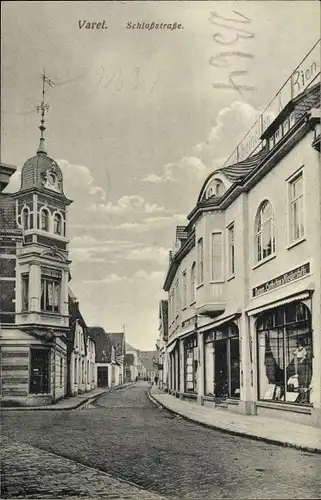 Ak Varel in Oldenburg Jadebusen, Schloßstraße