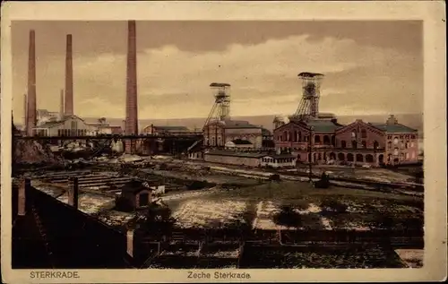 Ak Sterkrade Oberhausen Nordrhein Westfalen, Zeche Sterkrade