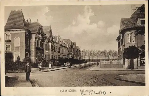 Ak Odenkirchen Mönchengladbach am Niederrhein, Moltkestraße