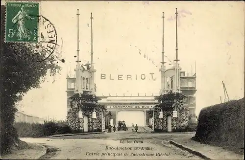 Ak Buc Yvelines, Flughafen Berliot, Eingang