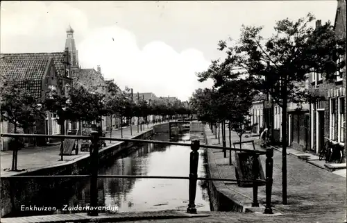 Ak Enkhuizen Nordholland Niederlande, Zuiderhavendijk