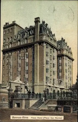 Ak Buenos Aires Argentinien, Plaza San Martin, Plaza Hotel