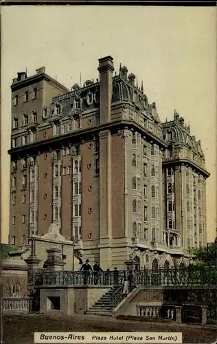 Ak Buenos Aires Argentinien, Plaza San Martin, Plaza Hotel