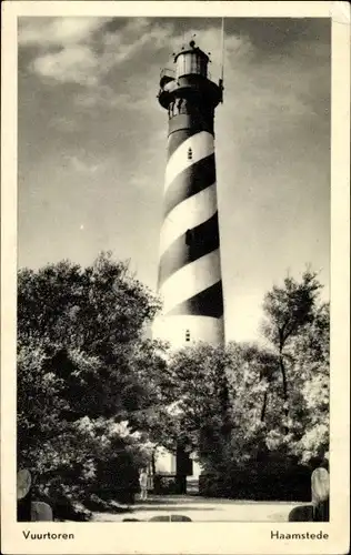 Ak Haamstede Zeeland Niederlande, Vuurtoren, Leuchtturm