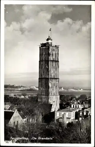 Ak West Terschelling Friesland Niederlande, De Brandaris