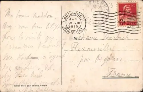 Ak Genf Kanton Schweiz, Genfersee, Möwen