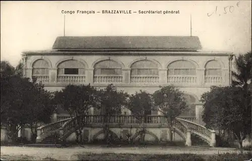 Ak Brazzaville Franz. Kongo, Generalsekretariat