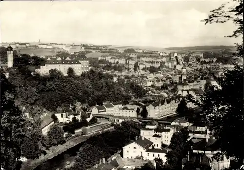 Ak Greiz im Vogtland, Ortsansicht