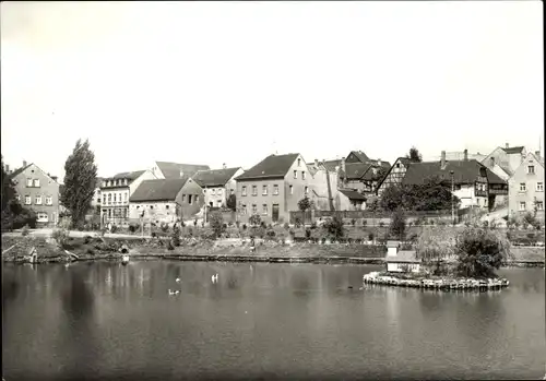 Ak Ronneburg in Thüringen, Teich in Richtung Paitzdorf