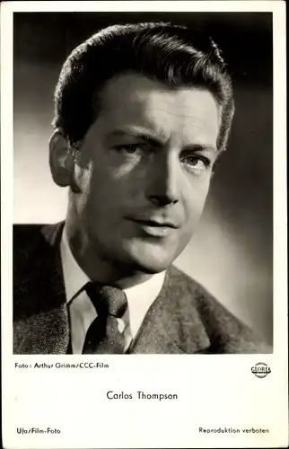 Ak Schauspieler Carlos Thompson, UFA Film, Portrait