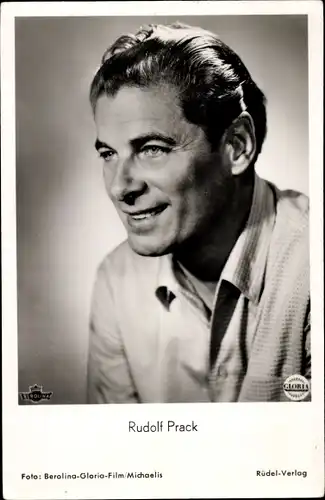 Ak Schauspieler Rudolf Prack, Portrait, Film Wenn am Sonntagabend die Dorfmusik spielt