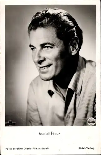 Ak Schauspieler Rudolf Prack, Portrait, Film Wenn am Sonntagabend die Dorfmusik spielt