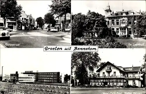 Ak Bennekom Gelderland, Hotel, Dorpsstraat, Streekziekenhuis