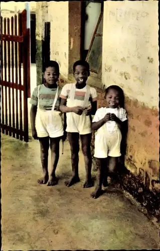 Ak Afrikanische Kinder, Portrait, Geschwister