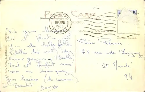 Ak Farnham Surrey England, Castle Street