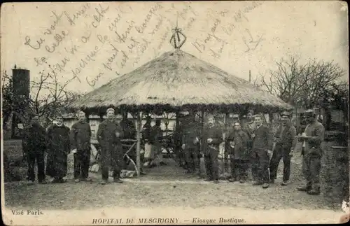 Ak Mesgrigny Aube, Hopital, Kiosque Rustique