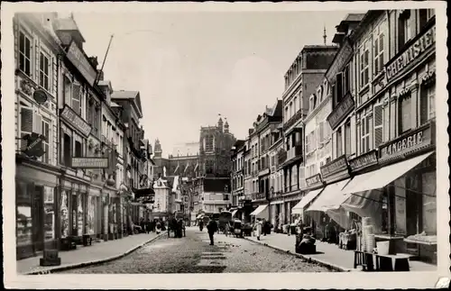 Ak Abbeville Somme, Rue Alfred-Cendre
