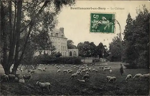 Ak Bouillancourt-en-Séry Somme, Le Chateau