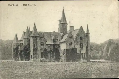 Ak Rumbeke Westflandern, Het Kasteel