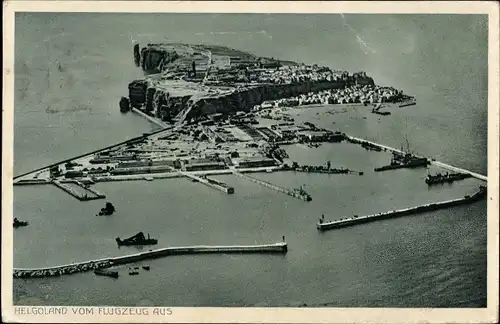 Ak Nordseeinsel Helgoland, Fliegeraufnahme