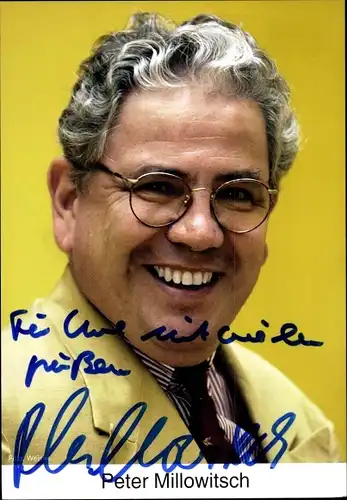 Ak Schauspieler Peter Millowitsch, Portrait, Autogramm