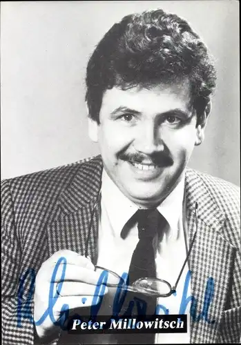Ak Schauspieler Peter Millowitsch, Portrait, Autogramm