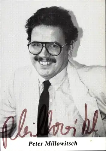 Ak Schauspieler Peter Millowitsch, Portrait, Autogramm