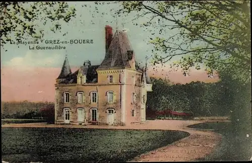 Ak Grez en Bouère Mayenne, Guenaudiere