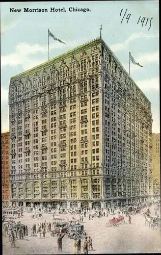 Ak Chicago Illinois USA, New Morrison Hotel