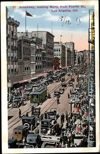 Ak Los Angeles Kalifornien USA, Broadway