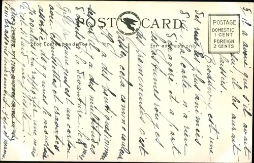 Ak Los Angeles Kalifornien USA, Broadway