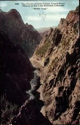 Ak Colorado USA, Gore Canyon, Grand River, Denver & Salt Lake Railroad, Moffat Road
