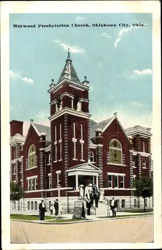 Ak Oklahoma City Oklahoma USA, Maywood Presbyterianische Kirche