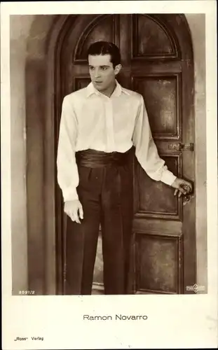 Ak Schauspieler Ramon Novarro, Filmszene