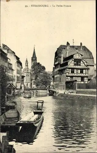 Ak Straßburg Straßburg Elsass Bas Rhin, La Petite France